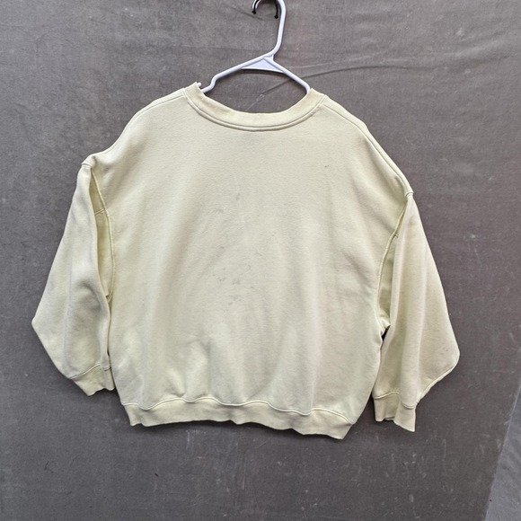 Saint-Tropez France Sweatshirt Womens 2XL Yellow Wild Fable Crewneck Cote d'Azur - Picture 6 of 8